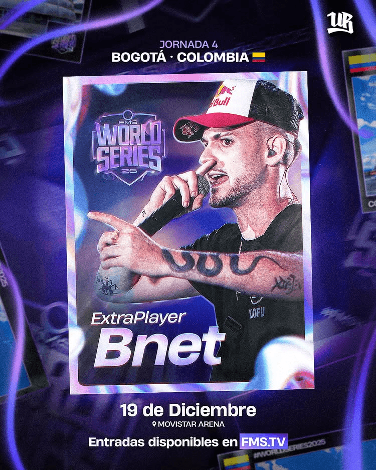 BNET confirmado como extraplayer en la FMS World Series 2025