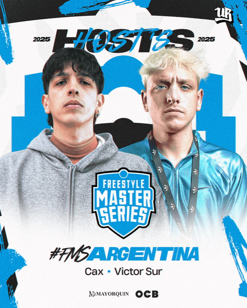 Cax y Victor Sur serán los host en la séptima temporada de la liga FMS Argentina 