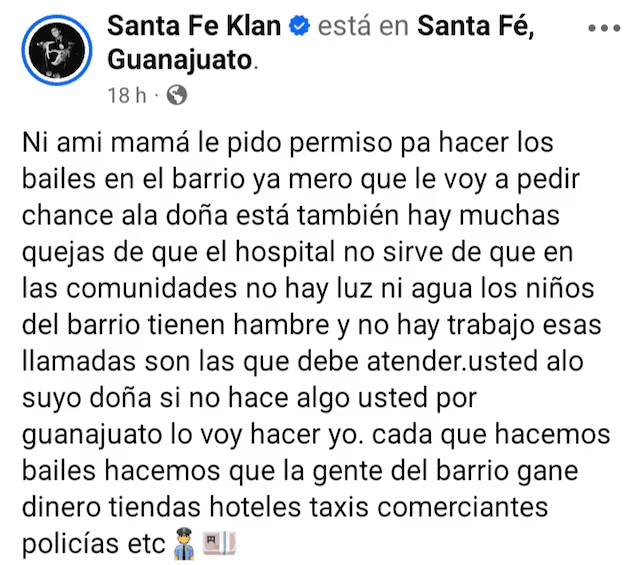 Santa Fe Klan Enfrenta a Autoridades por Prohibición de Baile image 10