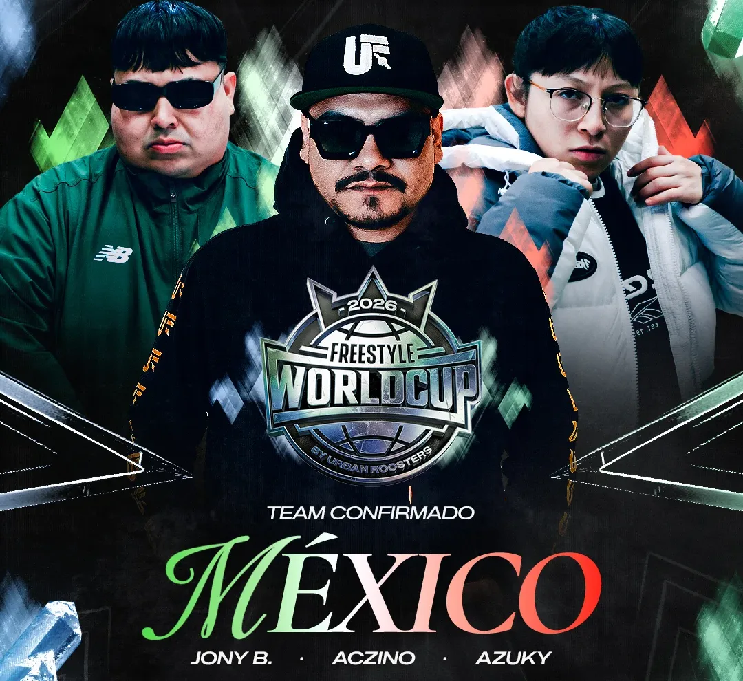 Aczino, Azuky y Jony Beltrán forman el equipo que representará a México en la Freestyle World Cup