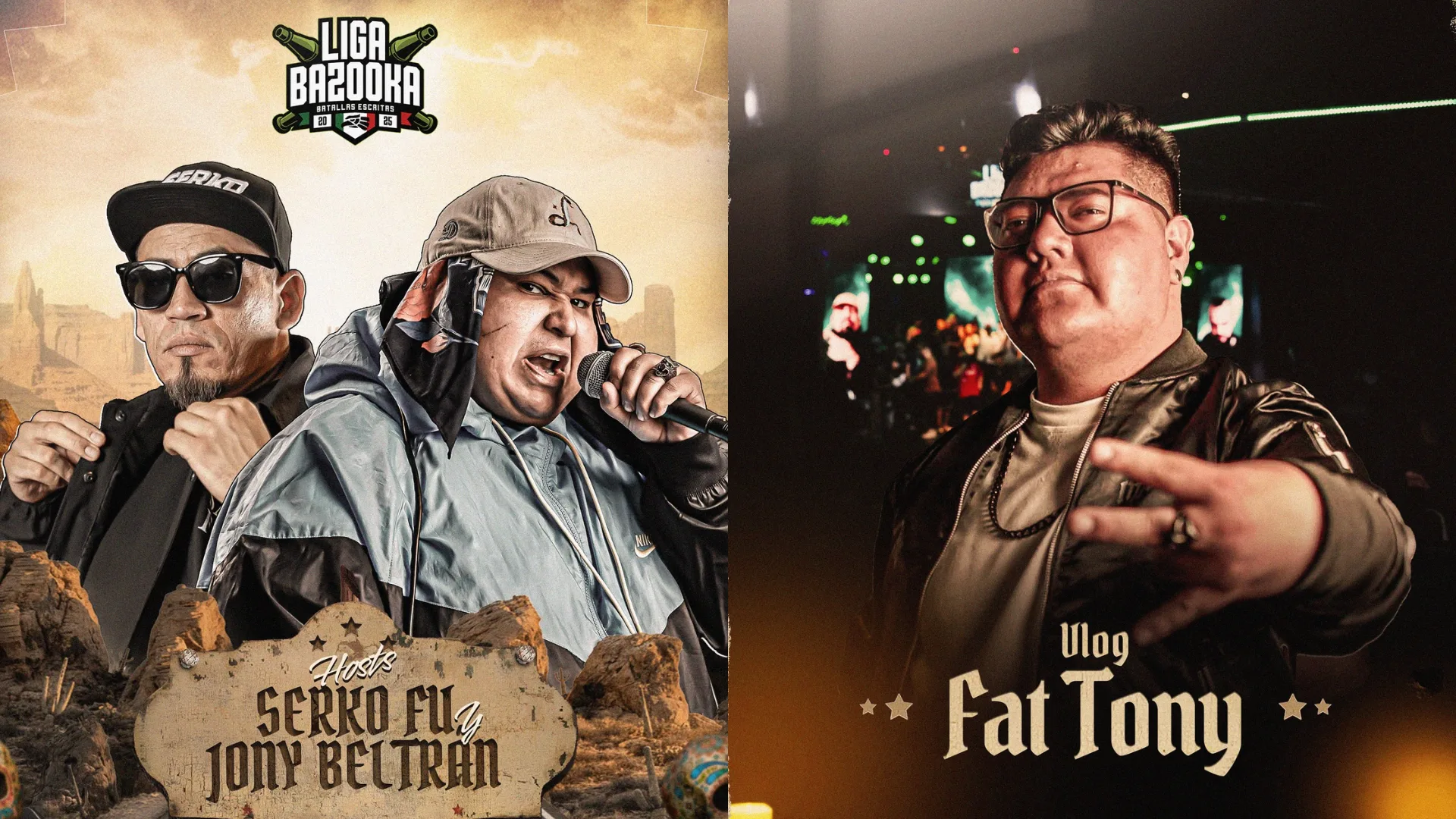 Serko Fu, Jony Beltrán y Fat Tony confirmados para Liga Bazooka México 2026