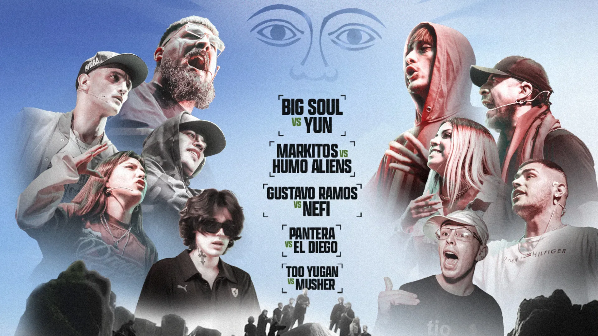 Competencia de freestyle entre artistas