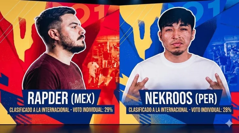 Rapder y Nekroos Clasificados Red Bull 2026 Resultados Finales Votaciones