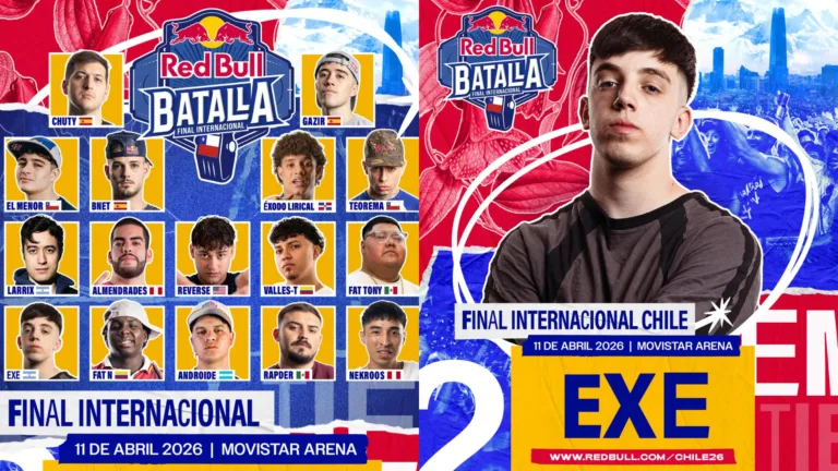 Red Bull Internacional 2026 Lista de 16 MCs y EXE entra por Lancer Lirical