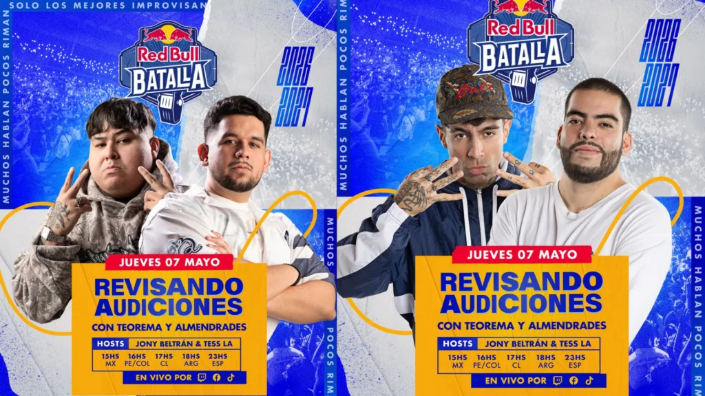 Revisión de audiciones Red Bull Batalla 2026