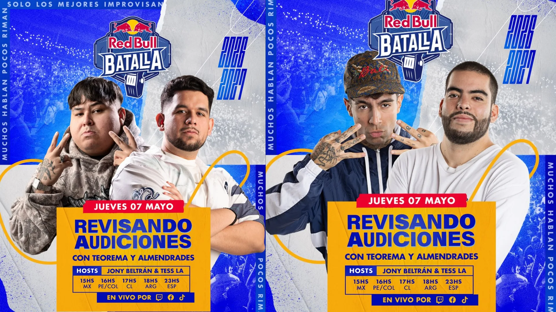 Revisión de audiciones Red Bull Batalla 2026