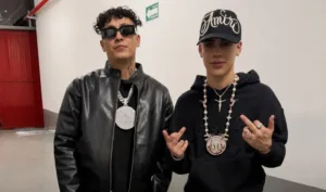 Aleman y Cris MJ en el estudio Se viene colaboracion con FloyyMenor e1780623813178