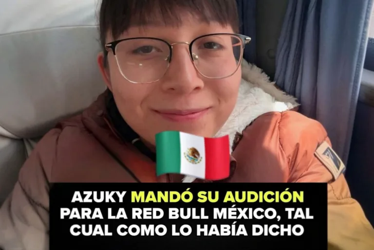 Azuky envia su audicion para Red Bull Mexico con la mira puesta en la Internacional de Peru