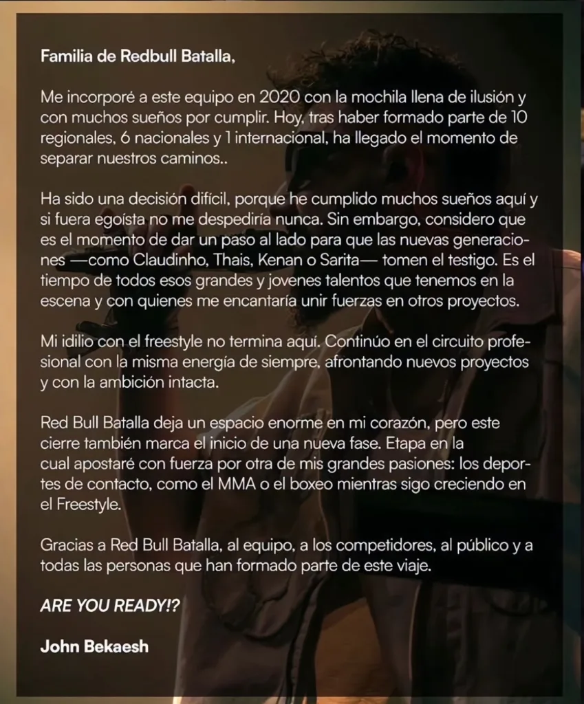 El balance de una trayectoria legendaria Una decision dificil