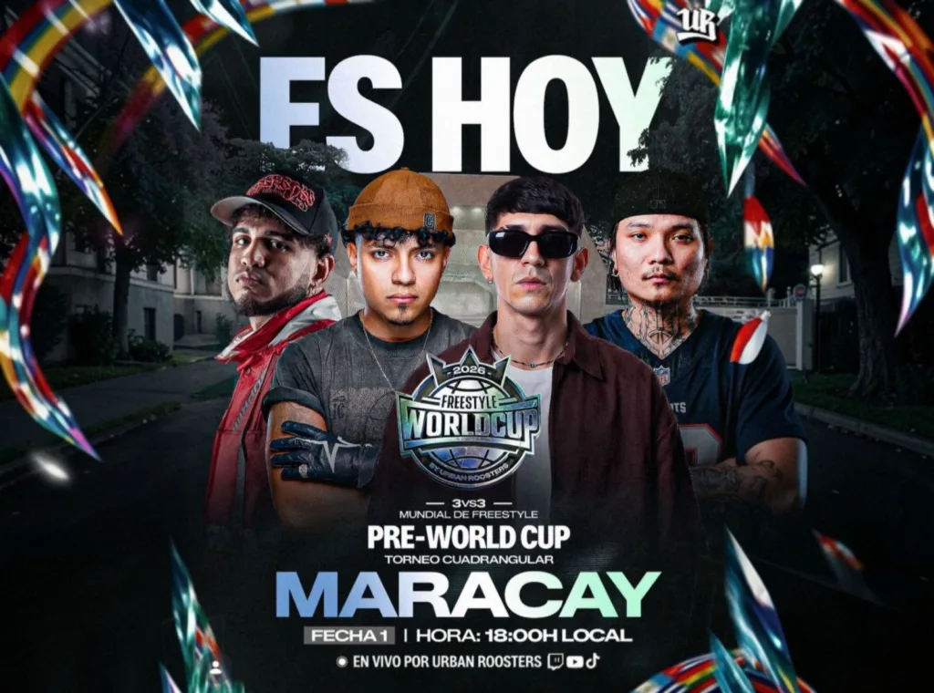 Enterate de los horarios y donde ver hoy la transmision oficial del Pre World Cup de freestyle entre Colombia Argentina Venezuela y Maracay