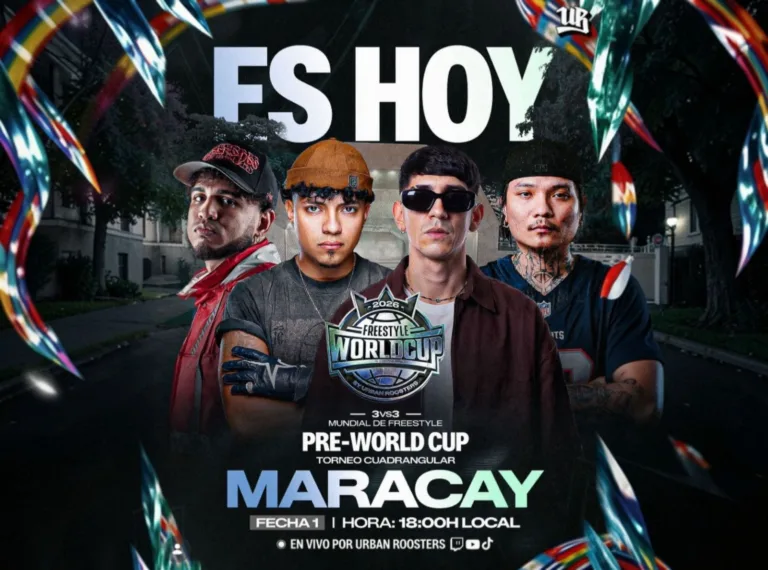 Enterate de los horarios y donde ver hoy la transmision oficial del Pre World Cup de freestyle entre Colombia Argentina Venezuela y Maracay