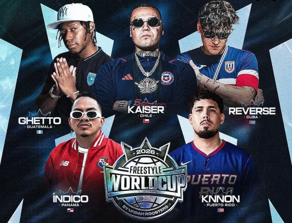 Los 5 nuevos capitanes del Mundial de Freestyle 2026 Lista completa e1780721919171