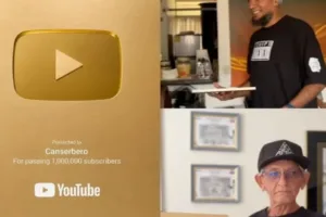 Padre de Canserbero recibe la Placa de Oro de YouTube tras superar el millon de suscriptores