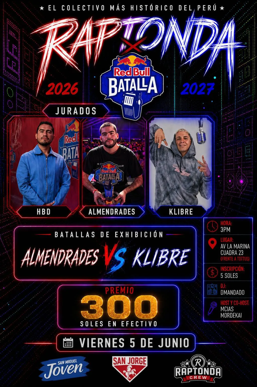Regresa Raptonda Almendrades y Klibre listos para reventar la plaza