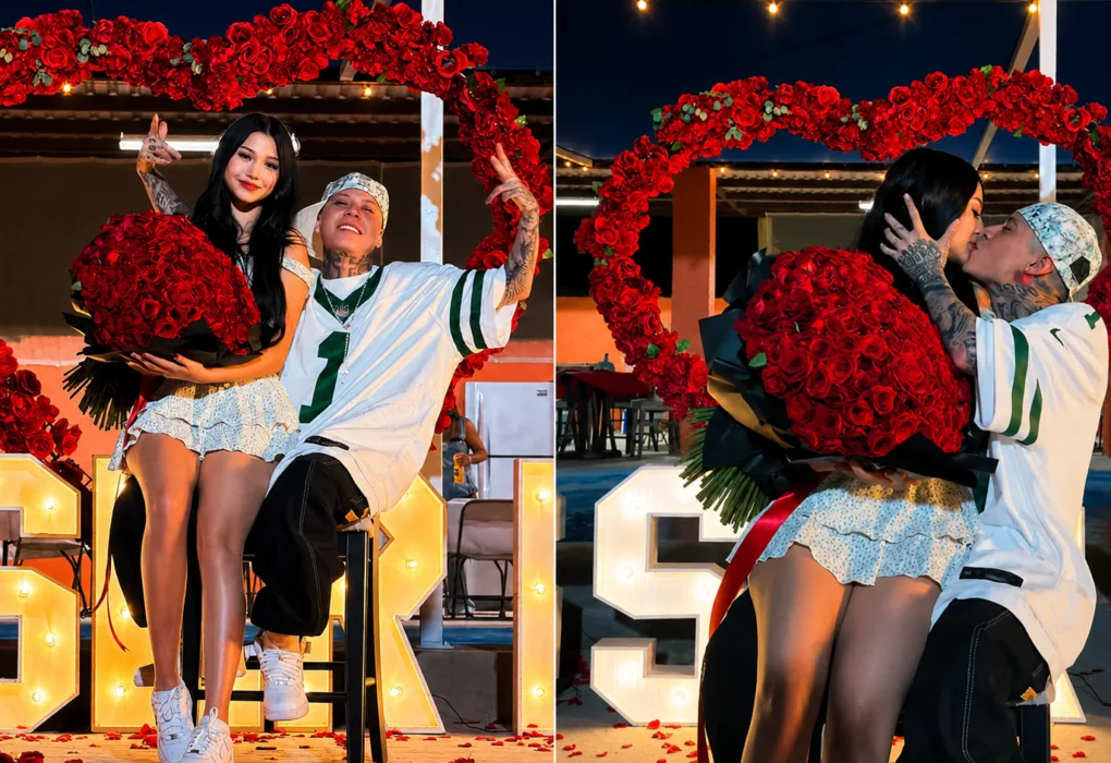 Santa Fe Klan y Camila Zamorano son oficialmente novios Video de la romántica sorpresa