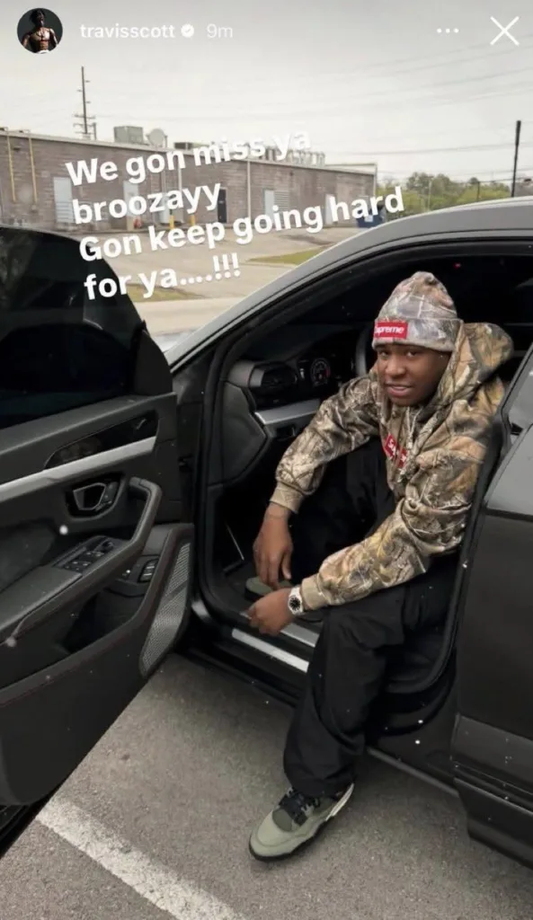 Travis Scott rinde homenaje a Tay Keith vía Instragram