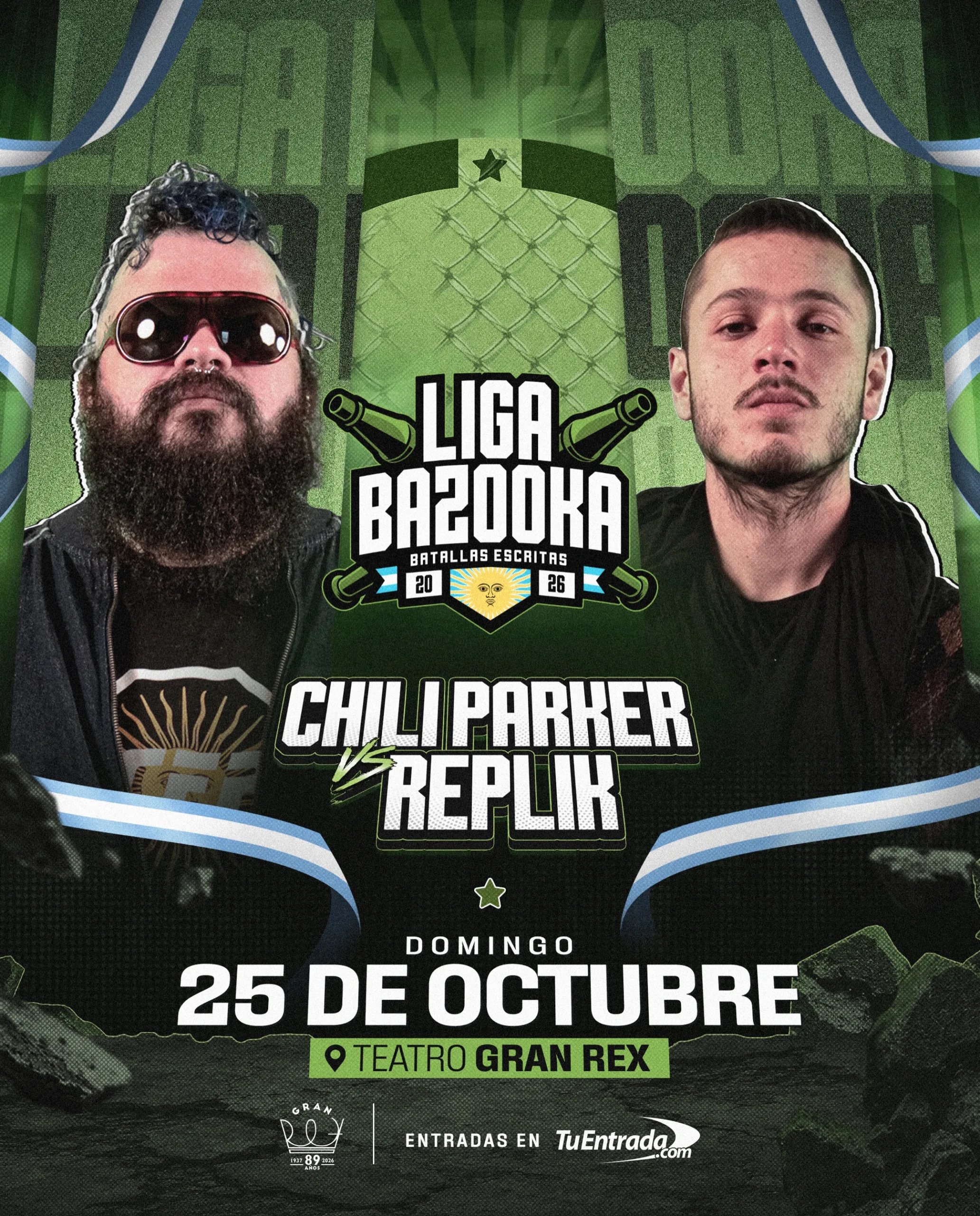 Chili Parker vs Replik Liga Bazooka Argentina 2026 Chili Parker vs Replik Liga Bazooka Argentina 2026