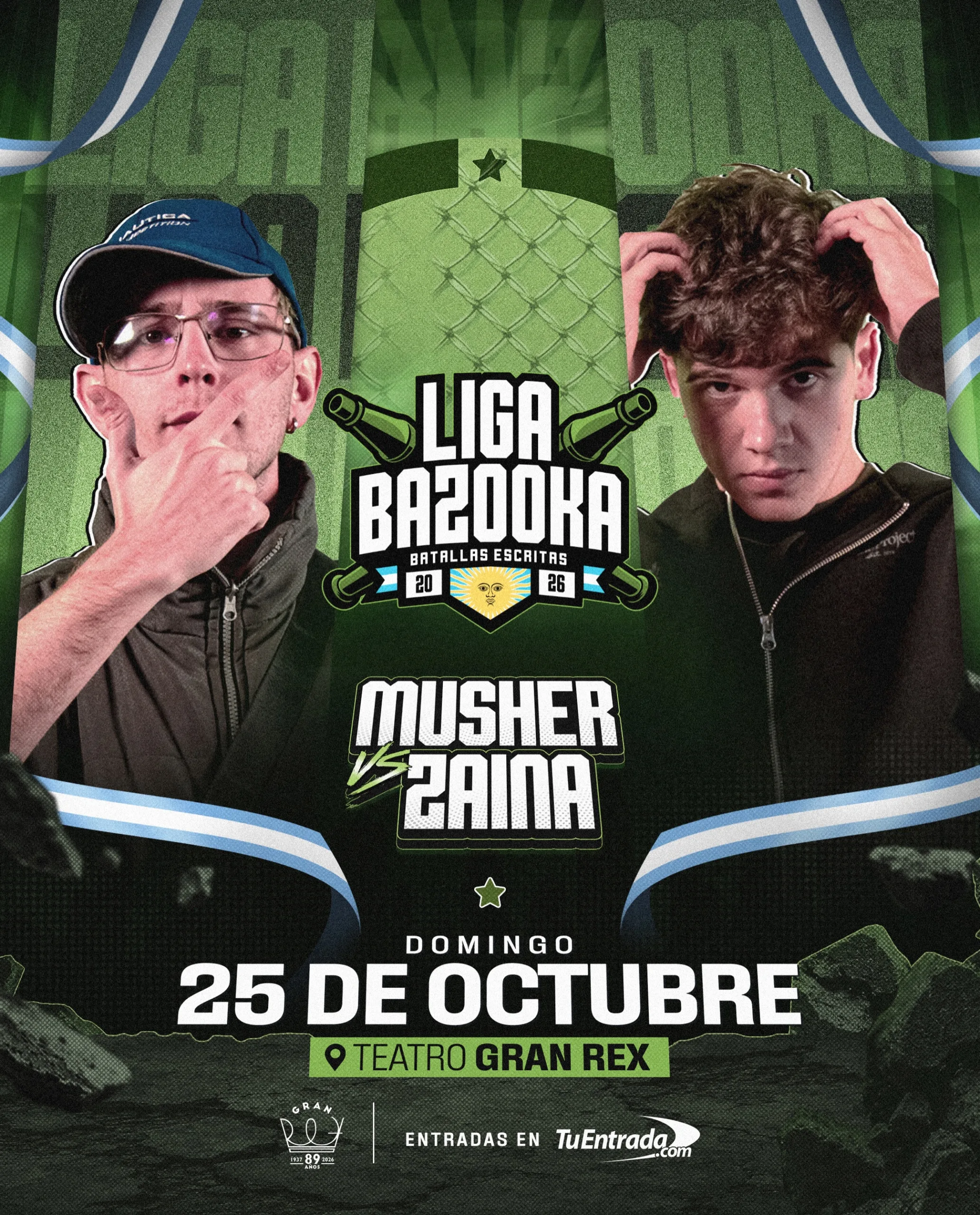 Musher vs Zaina Liga Bazooka Argentina 2026 Musher vs Zaina Liga Bazooka Argentina 2026