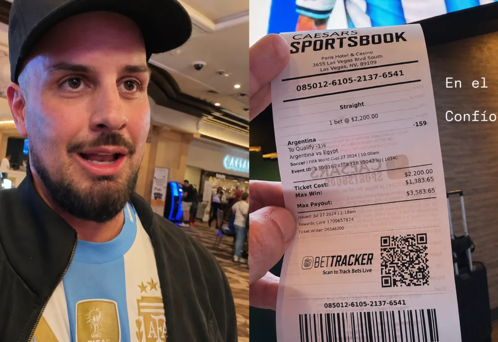 Papo gana más de 3,000 dólares con épica apuesta de la Selección Argentina
