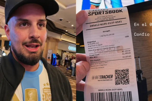 Papo gana más de 3,000 dólares con épica apuesta de la Selección Argentina