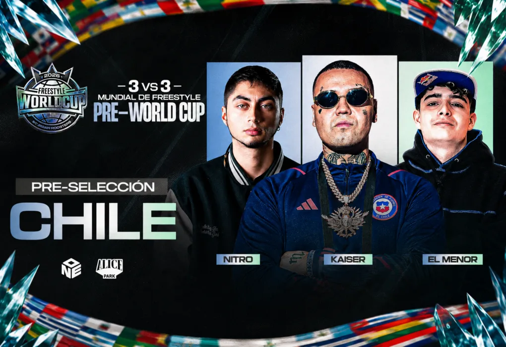 Pre-Selección Chilena de Freestyle 2026 Kaiser, El Menor y Nitro van a Bolivia