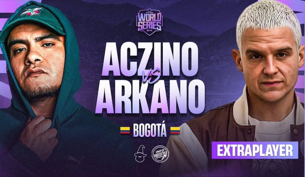 Aczino vs Arkano y la rivalidad que sigue haciendo historia en el freestyle Arkano vs Aczino