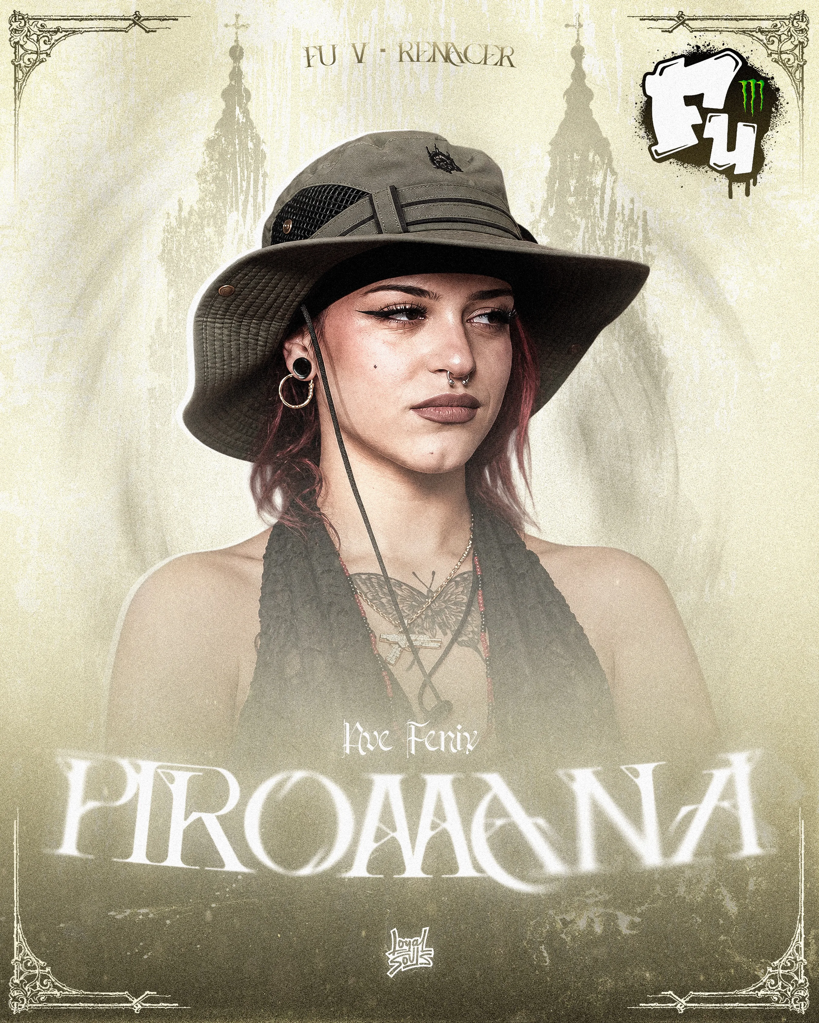 Sara Socas y Piromana protagonizarán un duelo en FU V - Renacer PIROMANA "AVE FÉNIX" EN FU V - RENACER | IG: FU Movement