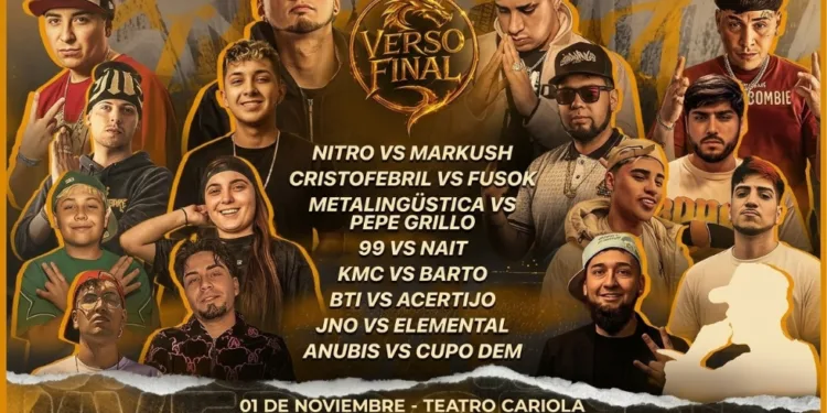 VERSO FINAL: fecha, batallas, participantes y entradas Verso Final