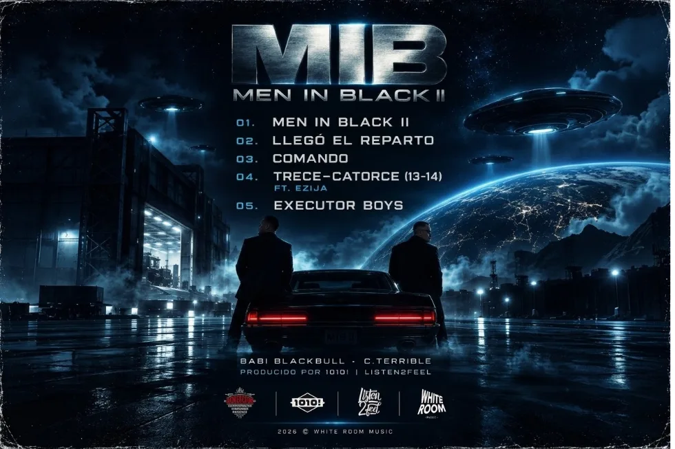 Babi Blackbull y C. Terrible presentan MIB: Men in Black II, un proyecto de cinco temas Babi Blackbull y C Terrible