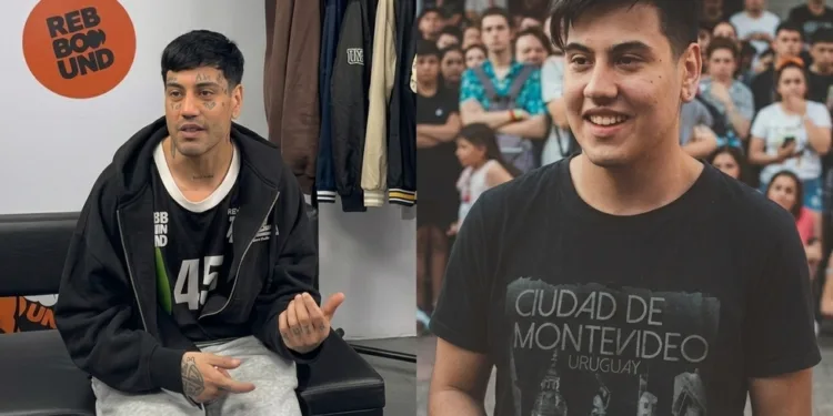 Duki vuelve a los viejos tiempos: freestyle improvisado en el vestuario Duki improvisando