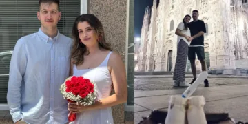 Chuty y Nerea anuncian que serán padres frente al Duomo de Milán