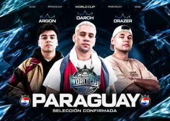 Darch, Argon y Drazer, el equipo de la Selección paraguaya en la Freestyle World Cup