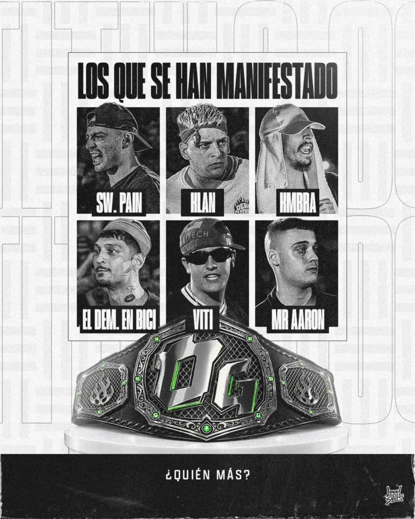 Teorema quiere disputar el cinturón OG de FU Movement y los fans sueñan con una batalla contra Sweet Pain Teorema quiere el titulo OG