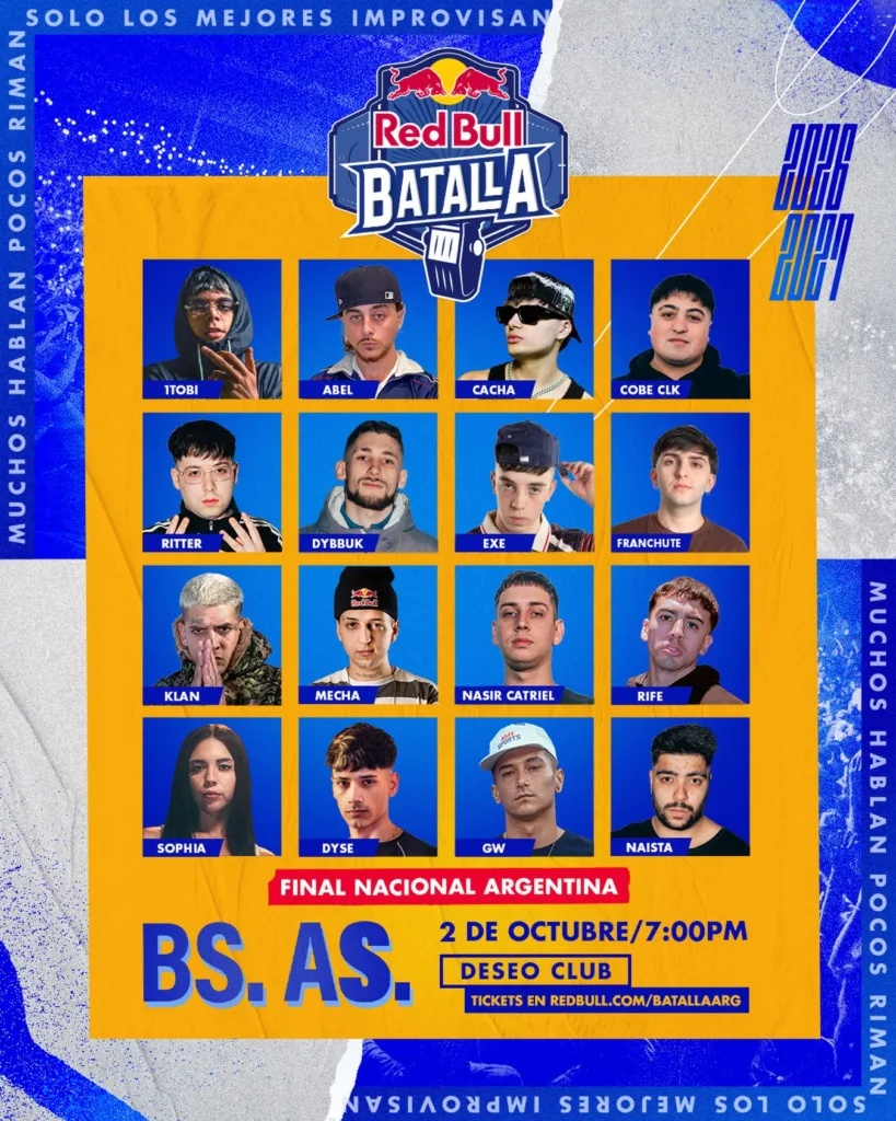 Red Bull Batalla Argentina 2026 HOY: Horario, batallas y dónde Ver en VIVO Red Bull Batalla Argentina 2026