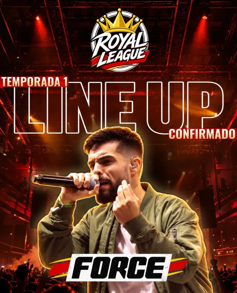 Royal League la nueva liga de freestyle competitivo España: Zasko, Sweet Pain, Invert y mas Royal League Force