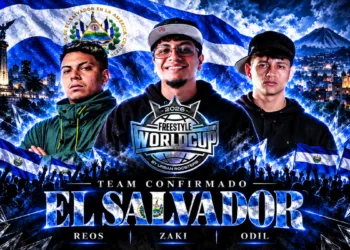 Zaki, Reos y Odil, representantes de El Salvador en la Freestyle World Cup