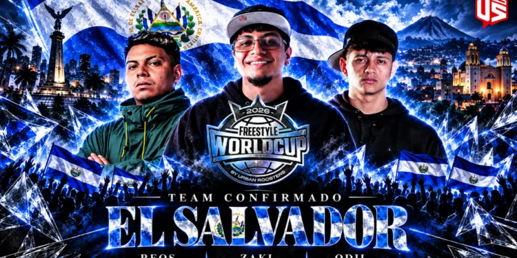 El Salvador ya tiene equipo en la Freestyle World Cup: Zaki, Reos y Odil Zaki, Reos y Odil, representantes de El Salvador en la Freestyle World Cup