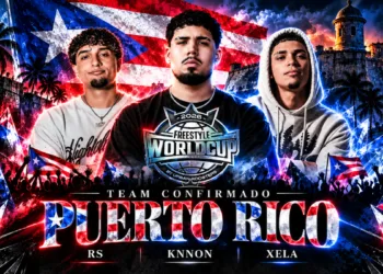 Knnon, Rs y Xela, representantes de Puerto Rico en la Freestyle World Cup