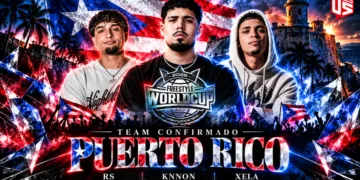 Knnon, Rs y Xela, representantes de Puerto Rico en la Freestyle World Cup